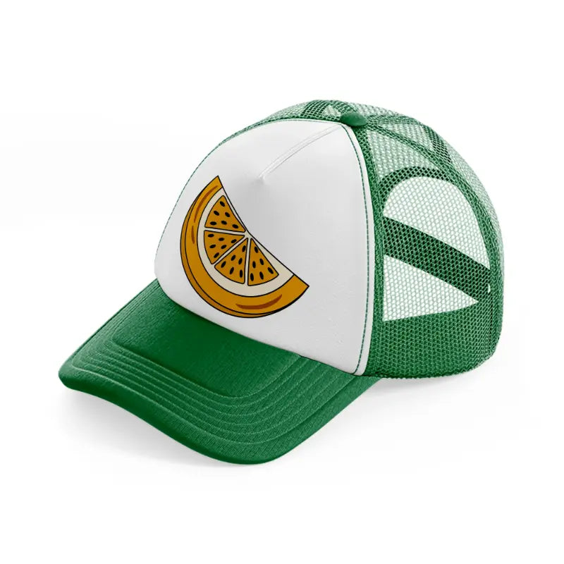 retro elements-40-green-and-white-trucker-hat