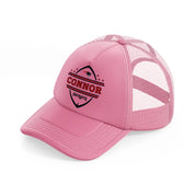 connor patriots-pink-trucker-hat