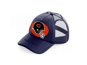 chicago bears helmet-navy-blue-trucker-hat