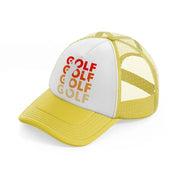 golf golf-yellow-trucker-hat