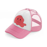 groovy elements-61-pink-and-white-trucker-hat