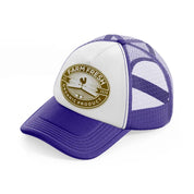 farm fresh organic product-purple-trucker-hat