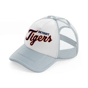 detroit tigers fan grey trucker hat