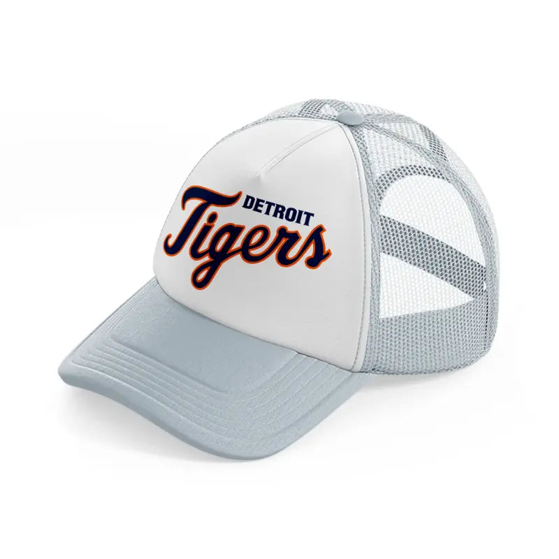 detroit tigers fan-grey-trucker-hat