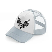 harley-davidson motorcycles-grey-trucker-hat