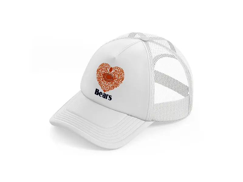 chicago bears lover-white-trucker-hat