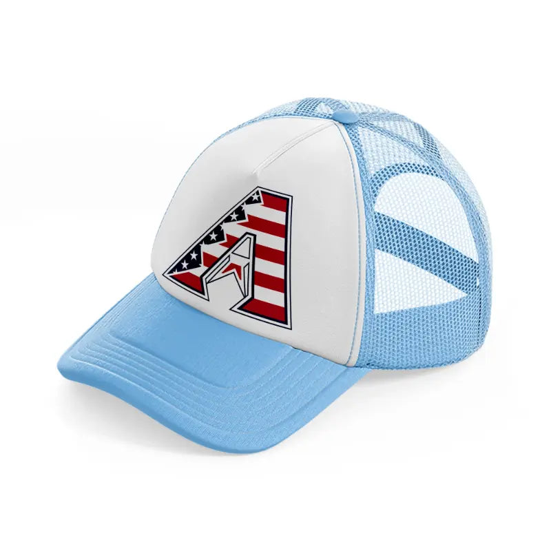 arizona diamondbacks usa-sky-blue-trucker-hat