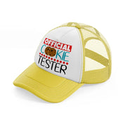 official cookie tester-yellow-trucker-hat