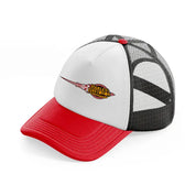 harley-davidson motorcycles golden-red-and-black-trucker-hat