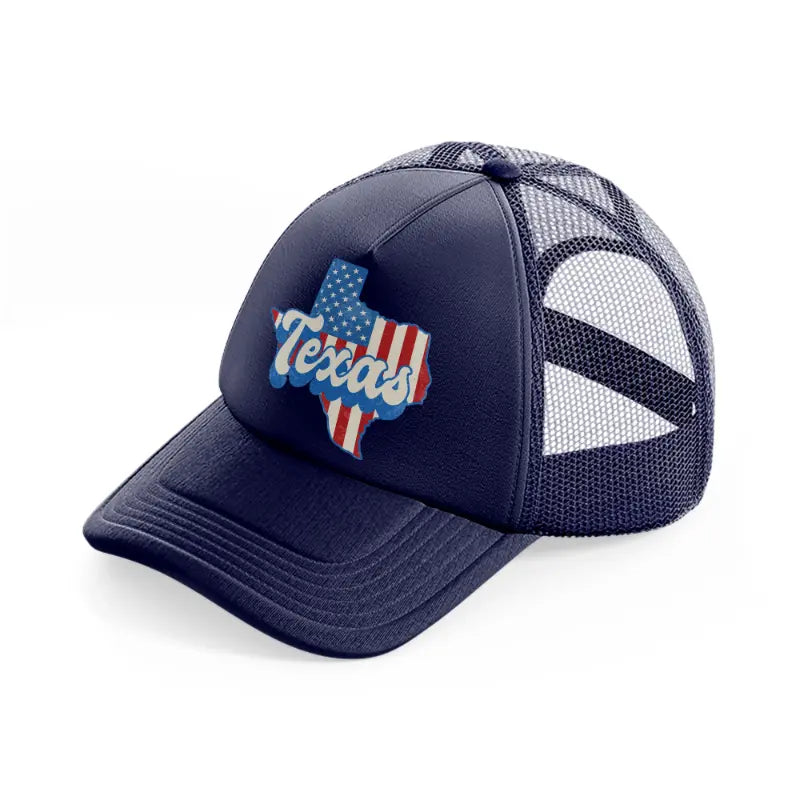 texas flag-navy-blue-trucker-hat