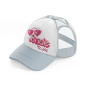 heart sunglasses bride-grey-trucker-hat