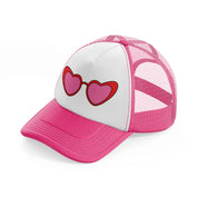 retro elements 85 neon pink trucker hat