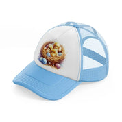 baby chicks-sky-blue-trucker-hat