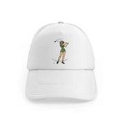 Girl Golfer Greenwhitefront-view