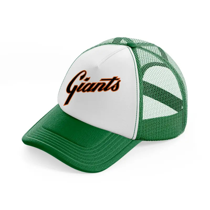 giants fan-green-and-white-trucker-hat
