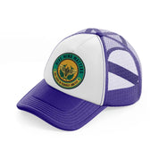 hive mind matters bee-lieve in yourself and fly-purple-trucker-hat