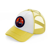 denver broncos badge-yellow-trucker-hat