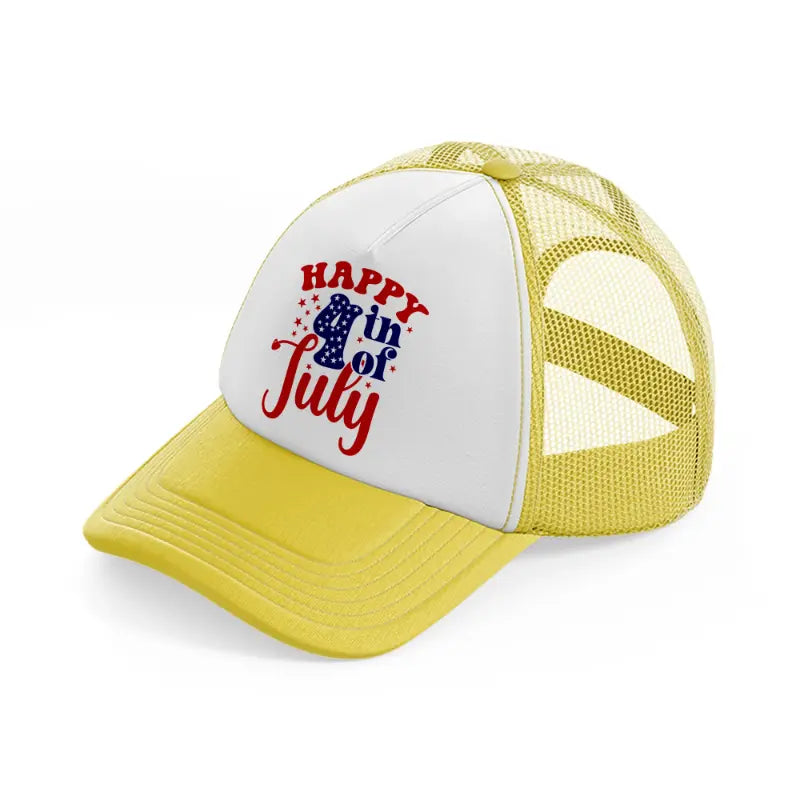 happy 4th of july-01-yellow-trucker-hat