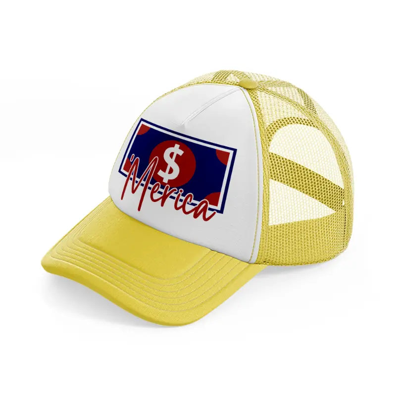 'merica-010-yellow-trucker-hat
