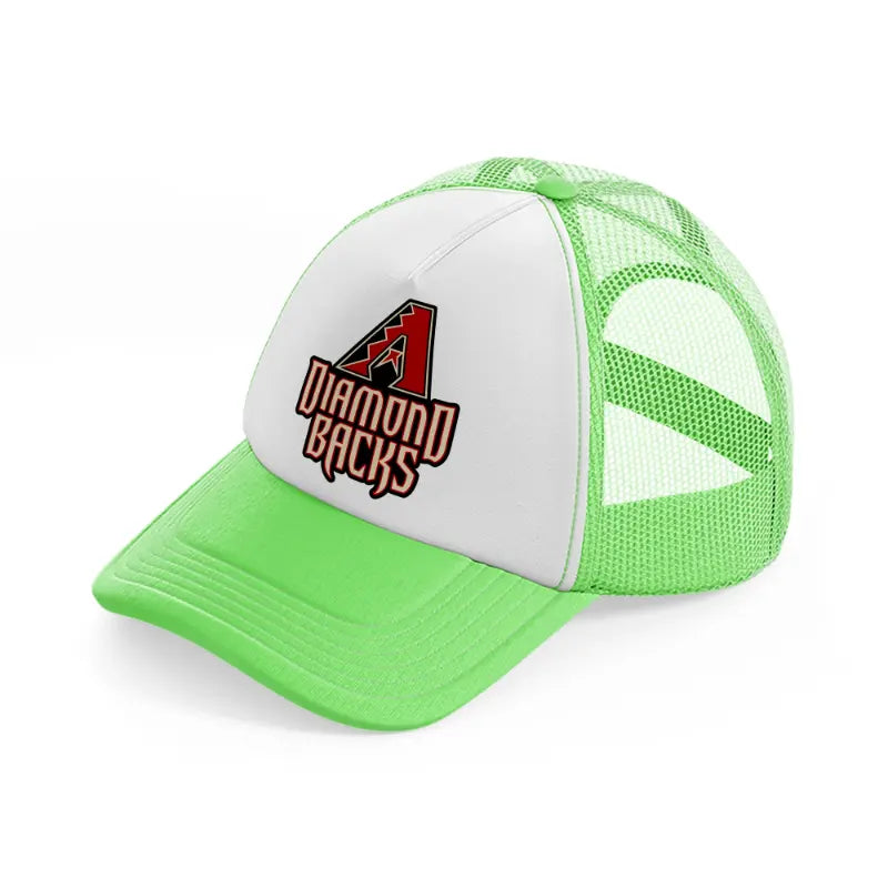 arizona diamondbacks lime green trucker hat