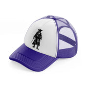 pirate & sword-purple-trucker-hat