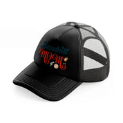 basebal mom sticker-black-trucker-hat