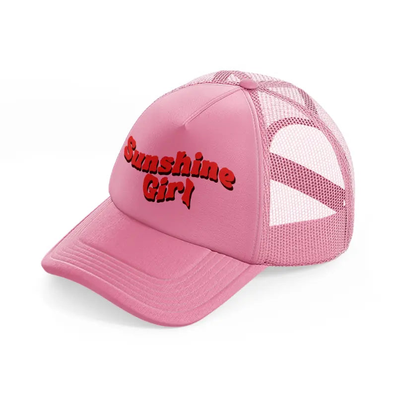 retro elements-95-pink-trucker-hat