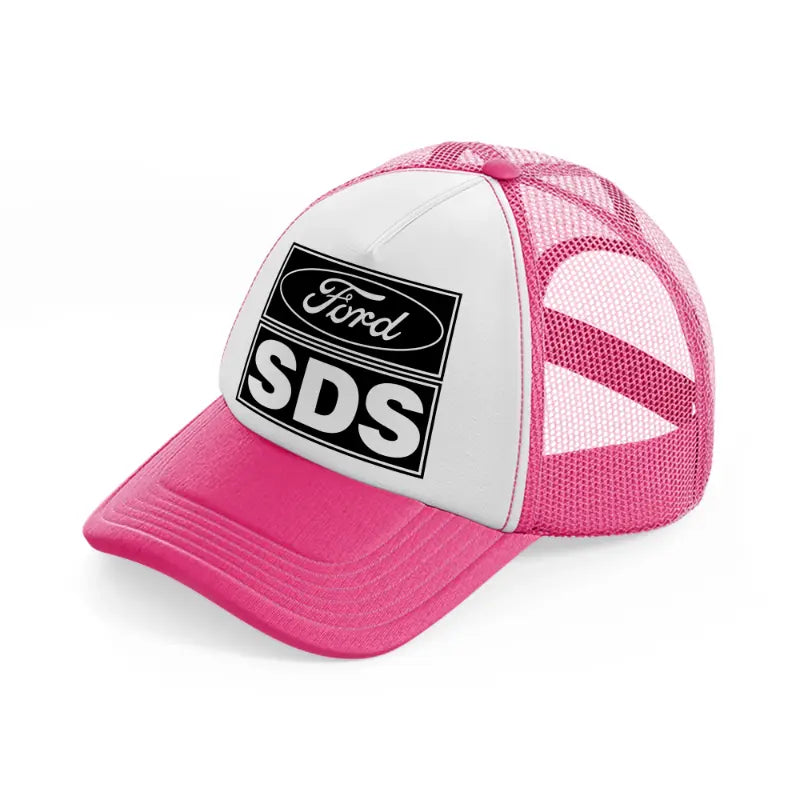 ford sds-neon-pink-trucker-hat