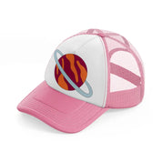 groovy elements-35-pink-and-white-trucker-hat