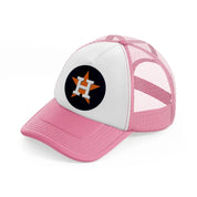 houston astros retro-pink-and-white-trucker-hat