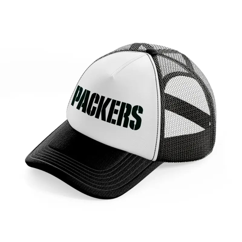 packers-black-and-white-trucker-hat