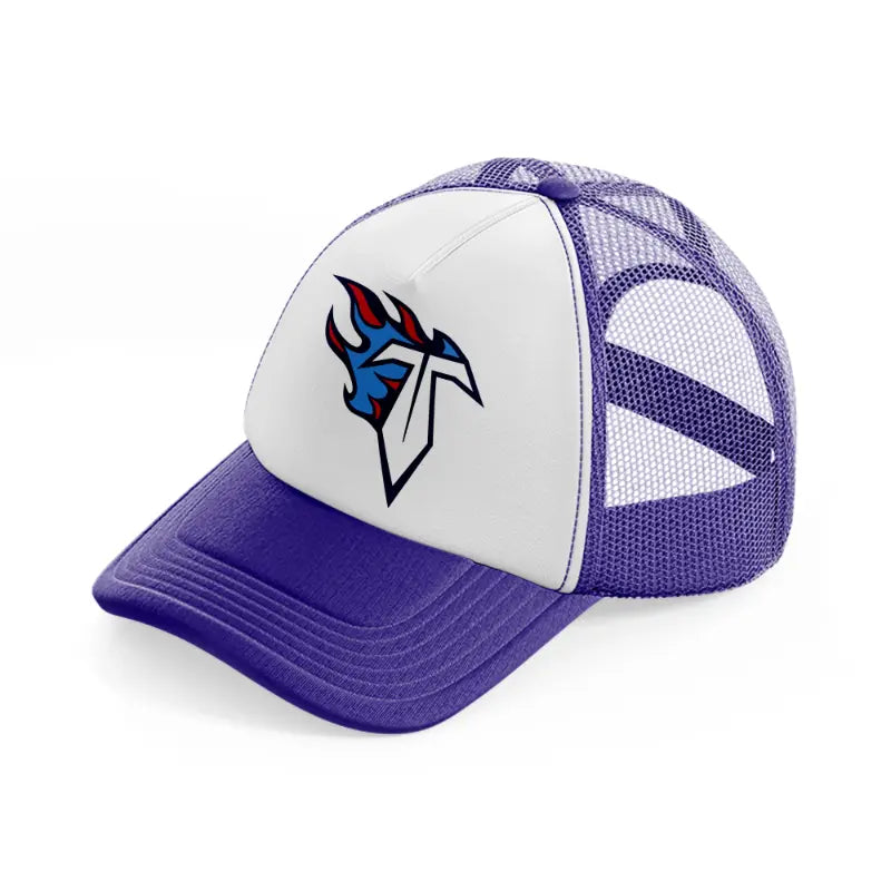 tennessee titans emblem-purple-trucker-hat