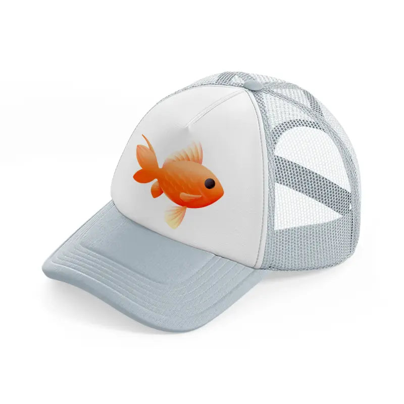 goldfish (1) grey trucker hat