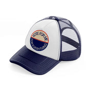 vote for me for everything navy blue and white trucker hat