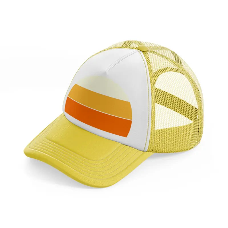 sun retro-yellow-trucker-hat