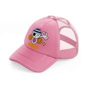 nami logo-pink-trucker-hat