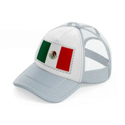 mexico stamp-grey-trucker-hat
