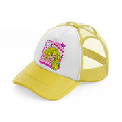 barbie be unique-yellow-trucker-hat