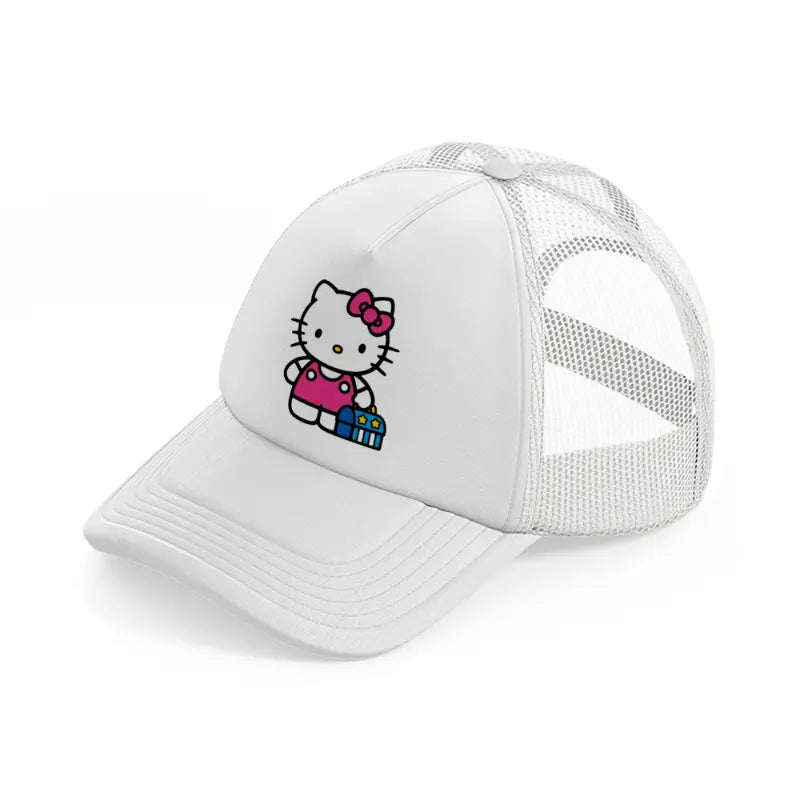 hello kitty lunchbox-white-trucker-hat