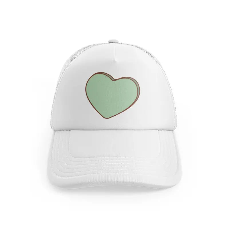 Green Heartwhitefront-view