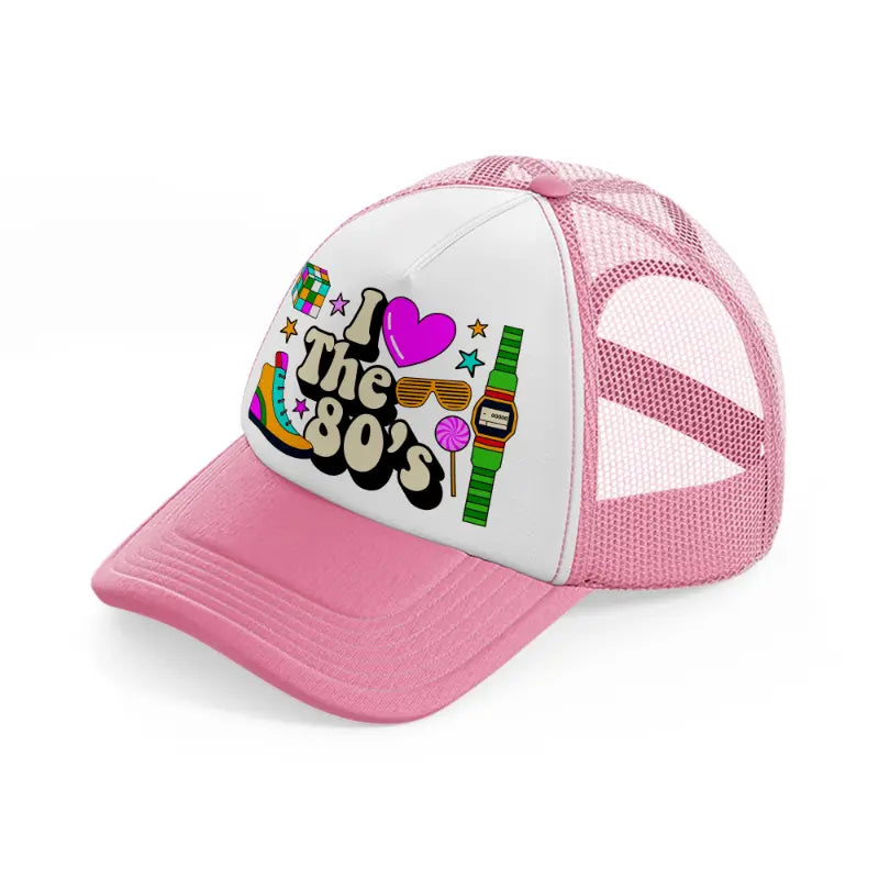 quoteer 220616 up 03 pink and white trucker hat