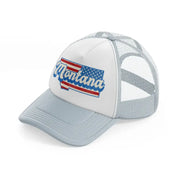 montana flag-grey-trucker-hat