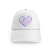 Heart Purplewhitefront view