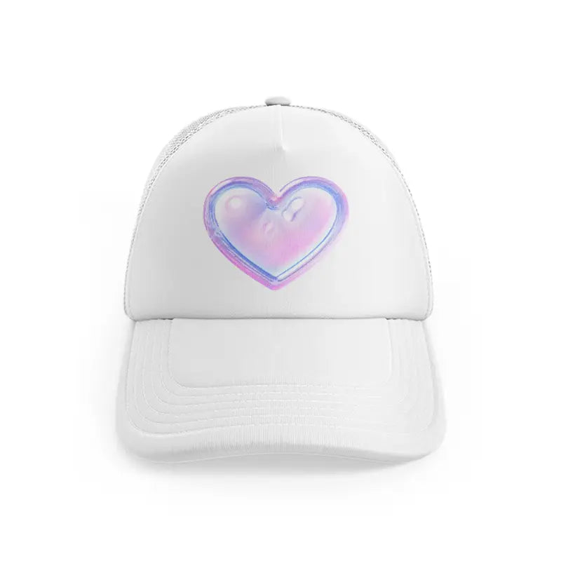 Heart Purplewhitefront view