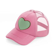 green heart-pink-trucker-hat