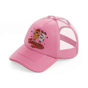 hotdog tis the season-pink-trucker-hat