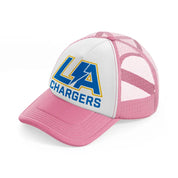 la chargers-pink-and-white-trucker-hat