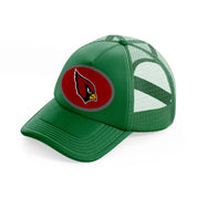 arizona cardinals small logo-green-trucker-hat