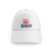 017-cat-white-trucker-hat