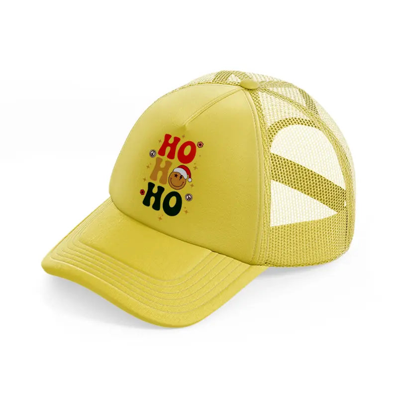 ho ho ho-gold-trucker-hat